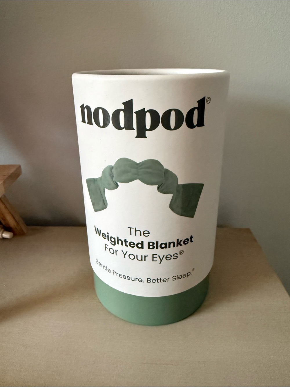 Nodpod Weighted Eye Blanket in Sage